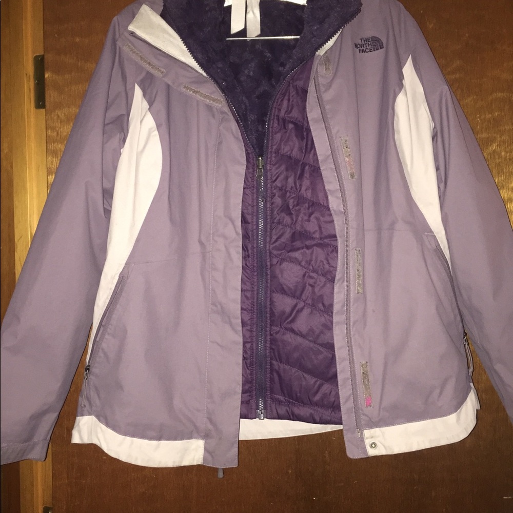 North face winter 3 in 1 jacket